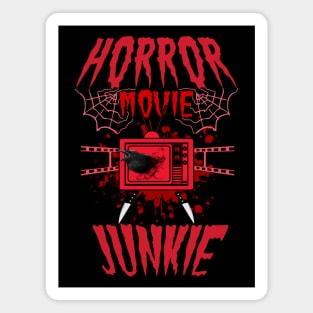 Red Horror Movie Haunt X Magnet